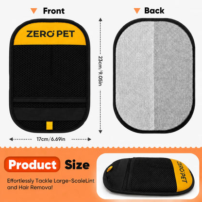 Pet Hair Remover Mitt, Electrostatic Static Pet Hair Removal Gloves, Reusable Washable Dog & Cat Fur Cleaner for Couch, Furniture, Carpet, Car Seats & Bedding Fur Removal Tool
